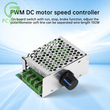 DC Controller Controller, 7-70V 30A Adjustable PWM Motor Speed Regulator 12V 24V 36V 48V