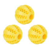 Three Elastic Rubber Balls For Dog Decompression, Pet Molars, Food Balls, Interactive Toys For Dogs