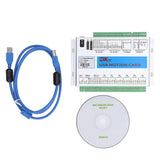 USB Motion Control Card 2000KHz Pulse Output Plug and Play USB Motion Control Board for 6 Axes CNC Engraving Machine