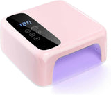 Cordless LED Nail Lamp, Cordless Nail Dryer, 72W Rechargeable LED Nail Lamp, Portable Gel UV LED Nai