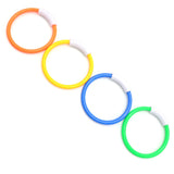 40Pcs Swimming Pool For Kids Diving Rings Sticks Shark Underwater Sinking Glow Gem Treasures Games Dive Toys