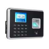 Time Clock Attendance hine for Employees Biometric In and Out Punching ID Card Recognition 5 Languages System