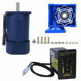 120W Worm Gear Reducer Motor 220VAC 5IK120RGN RV40 Speed Controller for Office Equipment(Reduction Ratio 100K )