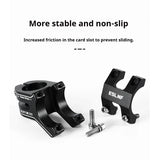 ESLNF Mountain Bike Handlebar Fixed Gear Downhill Short Aluminum Alloy Fork Head Tube CNC Hollow Stem