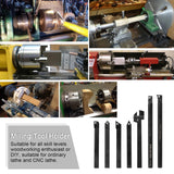 8mm 10mm 12mm 16mm Shank Holder Boring Bar Tool Lathe Cutter CNC Metal Turning Rod Holders and Inserts