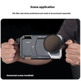 Phone Rig Kit Universal Smartphone Metal Cage Dual Side Handles Stabilizer For Filmmaking Video Recording