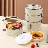 Stainless steel with bag isothermal cold dish for schools, campsites, Trabo - alphabet theme, remade format