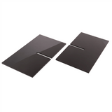 Acrylic Book X-Shaped Display Stand Cookbook Recipe Menu Magazines Storybook Holder for Display,Black S