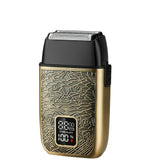 2024new Resuxi LK-3010 Rechargeable Hair Cutting Bald Salon Professional Electric Double Foil Shaver Men Razor