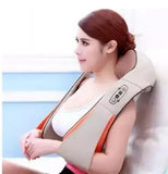 Electric rest suitable for back pain, neck physiotherapy red massage massager, body health care relax, hot compre