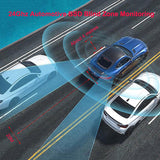 Universal 24Ghz Millimeter Wave Radar 20M BSD Bd Spot Detection System Lane Change Assist Highlight Warning Light Strip