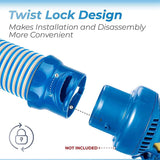 4Pcs X77094 Pool Vacuum Hose Adapter for Zodiac MX6 MX8 Pool Cleaner, Swimming Pool Suction Adapter Leaf Hose Adaptor