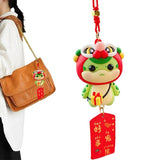 Car Decoration Chinese Rearview Traditional 2025 Year Of The Snake Hangable Pendant Creative Auto