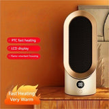 1pc, Portable Electric Heater, PTC Ceramic Heating For Household, Vertical Fan Heater, Suitable For Bedroom, Living Room, Office, Home Decor Room Decor Back To School Supplies Winter Essential