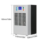 70W 20L Small Water Heater & Chiller Semiconductor Electronic Aquarium Cooler Quiet Digital Fish Tank