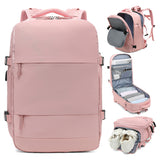 Oxford Gym Backpac Laptop Backpack with Shoe Compartment LargeCapacity Travel Daypack Dry Wet Separation Waterproof Bag