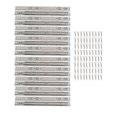 10 Pairs Stainless Steel Drawer Slides 22 Inch Hydraulic Damping Silence Thickened 3 Section Drawer Guides Buffer