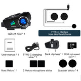 Intelligent Noise Reduction Wireless Earphones Motorcycle Intercom Call Phone Kit Music Player Speaker Helmet Headset