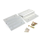 Truck Loading Ramp Kits - 8inch Aluminum Alloy Ramps with Bracket and Rubber Feet for Lawn Mower, Car, and Truck
