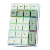 Multifunctional Knob Wired nical Keyboard,82 Keys 21keys,Full Key Hot-Swap,Cool Backlight,Bluetooth/2.4G/USB for PC Laptops