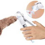 2 in 1 Electric Dog Grinder and Clipper Rechargeable Nail Trimmer Pet Toenail Clippers for Small Medium Large Dogs/Cats