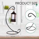 24Pcs 9In Display StandIron Hanging Stand Rack Ornament Holder Hanger Hook for Home Wedding Table Decor
