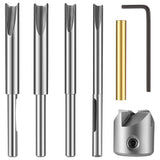 7 Pieces Kit Pen Barrel Trimming System Mill Trimmer Set,Cutting Head Sleeve Adapter Hex Key Wrench