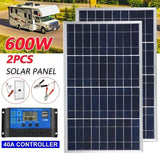 300W Solar Panel Kit Complete 12V Polycrystale USB Power Portable Outdoor Rechargeable Solars Cell Sola r Generator for Home