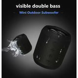 Mini Wireless Speaker High Volume Radio Computer Subwoofer Card Bluetooth Audio Portable Small Steel Cannon