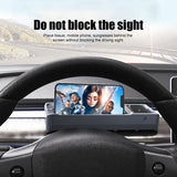 Dashboard Console Storage Box Tissue Anti-Slip Mat Phone Holder Stand For Tesla Model 3 Y Car Interior Accessories