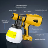 Cordless replacement for Bosch 20V Max Battery,Handheld Electric Paint Sprayer with 1000ML Container