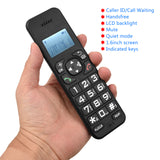 Cordless Phone Caller ID/Call Waiting 1.6 inch Backlight LCD 3 es Screen Display Rechargeable Batteries Support 16 Languages