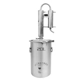 20L Alcohol Making Equipment Brandy Distilling hine Wine Beer Distillation Stainless Steel Brewing Distiller
