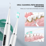 Electric Ultrasonic Scaler with LED Tartar Remover Electic Sonic Tooth Cleaner Dental Stone Removal Household