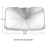 VIKEFON Sunshade Umbrella Car Shade Protector Parasol Summer Sun Interior Windshield Protection Accessories Auto Shading