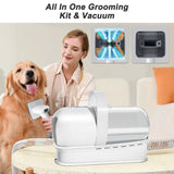 Kit Cleaning Low Noise Grooming Comb Pet Vacuum Cleaner Dog Brush Hair Trimmer