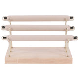 Wooden Ring Holder T-Bar Bracelets Anklets Display Stand Packaging Jewelry Tool 1