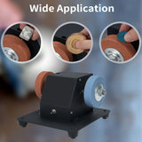 Sander Bench Grinder 2-in-1 Dual Wheel Grinding Table Saw Sanding hine 7 Adjustable Speed Mini Desktop Cutter