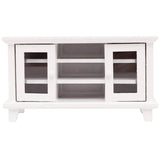 1/12 Scale Dollhouse Miniatures TV Cabinet Stand Table Wooden Furniture Dolls House Decor