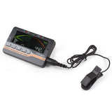 for Chromatic Bass Violin Ukulele Color LCD Display Screen Portable Guitar Tuner with 6.35mm Pickup Clip
