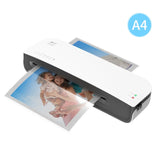 SL289 Desktop Laminator Machine Set - A4 Size Hot and Cold Lamination, Suitable for A4/A5/A6 Laminating Pouches, for Home Office