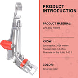 1.5 Inch Garden Impact Water 360 Degree Adjustable Sprinkler Durable Zinc Alloy
