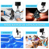 Andonstar AD407 High-Definition Digital Biological Microscope Camera 270X 1080P for Soldering with 7 Inch 3D Screen and Bracket