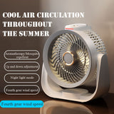 Multifunctional Electric Circulator Wireless Bluetooth-compatible Voice Home Quiet Desktop Wall Ceig Fan Air Cooler