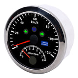 Boat Tachometer Gauge GPS Speedometer IP67 Waterproof High Accuracy Wide Working Voltage Red Backlight for 12V/24V Vehicles