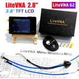 NEW 4 Inch LiteVNA 6GHz Vector Network 50KHz~6.3GHz Antenna Analyzer 4” TFT LCD Shortwave MF HF VHF 0.3.1 Version VNA