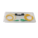 5PCS SC APC 1X2 splitter Singlemode Dual Window FBT Coupler With SC/APC Connector, ABS Fiber Module