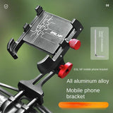 ESLNF Bicycle Mobile Phone Stand Aluminum Alloy Mountain Bike Anti-Shake Shock Absorption Navigation Bracket