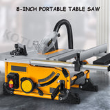 8 Inch Dust-Free 210MM 1500W Wood Cutting Portable Multi-Function Woodworking Table 80 teeth Circular Saw
