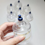 Cups Lose Weight Healthcare 6 Round Heart Shape Thickened Plastic Cup Therapy Vacuum Suction Cupping with Pump